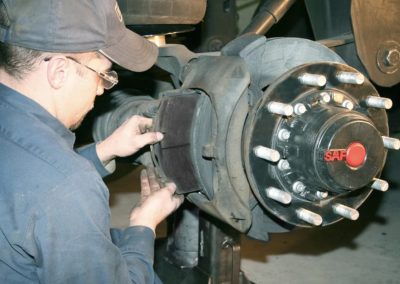this image shows truck brake services in Jackson, MS